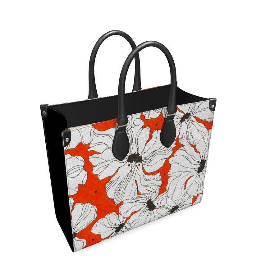 Designer top shopper bag